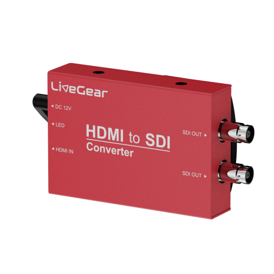 LiveGear 3G HDMI to SDI Mini Broadcast Converter With F970 Battery Plate