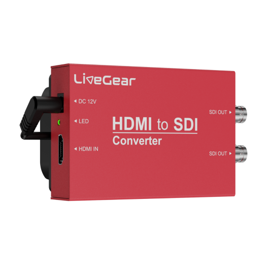 LiveGear 3G HDMI to SDI Mini Broadcast Converter With F970 Battery Plate