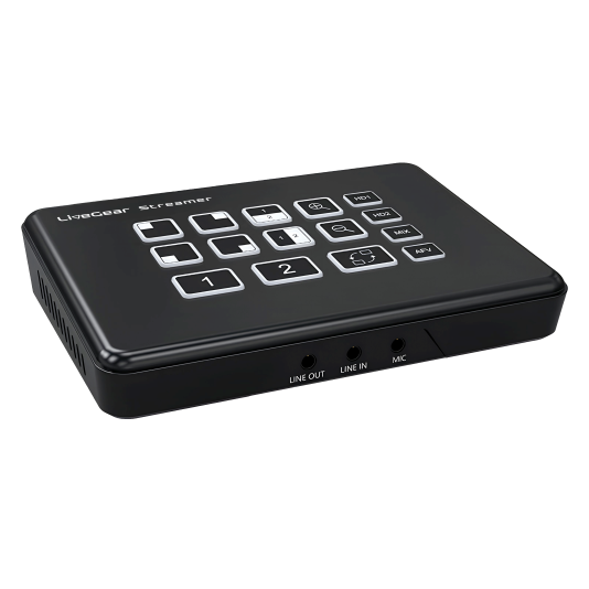 LiveGear Streamer 2 Way HDMI Video Switcher 1080P 60Hz