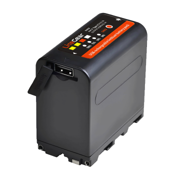 LiveGear NPF980 Battery Replacement 7800mAh USB Input Output