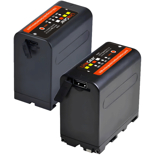 LiveGear NPF980 Battery Replacement 7800mAh USB Input Output