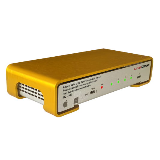 LiveGear CAPLINK VC324 4K Thunderbolt USB3.2 Capture 4CH 2SDI 2HDMI