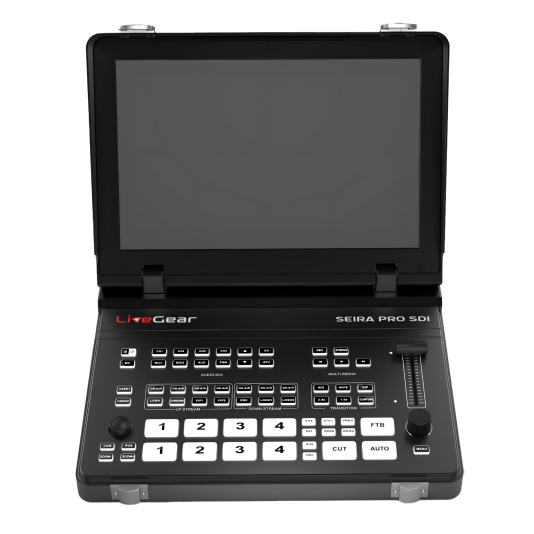 LiveGear Seira Pro SDI/HDMI 5CH 10 Inch Video Switcher Recording Streaming PTZ Controller