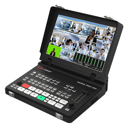 LiveGear Seira Pro SDI/HDMI 5CH 10 Inch Video Switcher Recording Streaming PTZ Controller