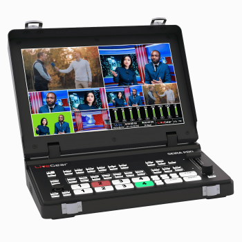 LiveGear Seira Pro HDMI 5CH 10 Inch Video Switcher Recording Streaming PTZ Controller