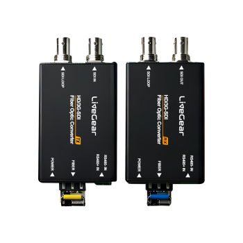 LiveGear XLC200 HD/3G-SDI Broadcast Grade Fiber Converter