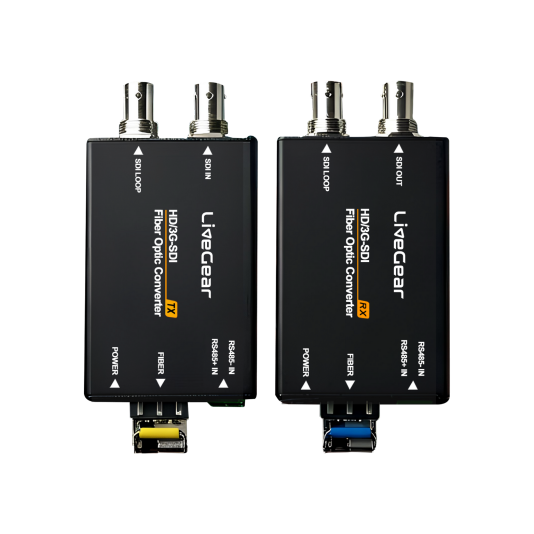 LiveGear XLC200 HD/3G-SDI Broadcast Grade Fiber Converter