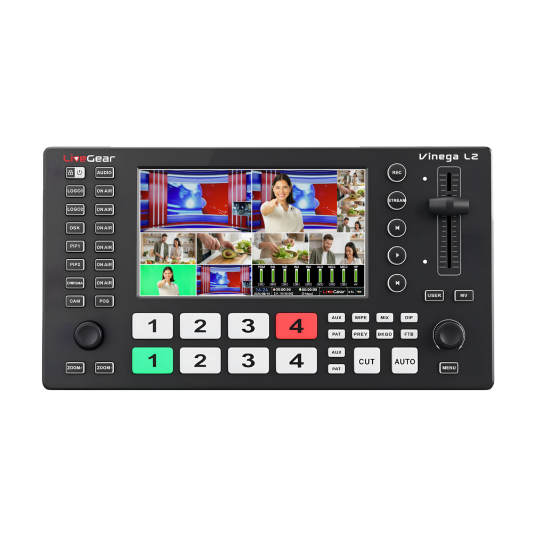 LiveGear Vinega L2 HDMI 5CH 5.5 Inch Video Switcher Recording Streaming PTZ Controller