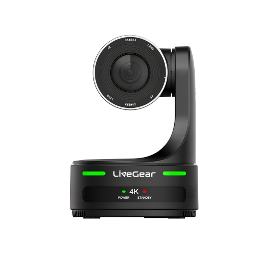LiveGear UH86DHS PTZ Camera 4K60 SDI HDMI NDIHX3 20x POE AI Tracking Sony Sensor