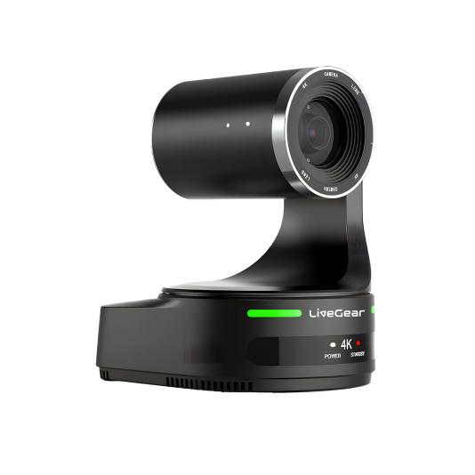 LiveGear UH86DHS PTZ Camera 4K60 SDI HDMI NDIHX3 20x POE AI Tracking Sony Sensor