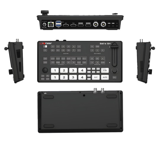 LiveGear Seira SH SDI/HDMI 5CH Video Switcher Recording Streaming PTZ Controller