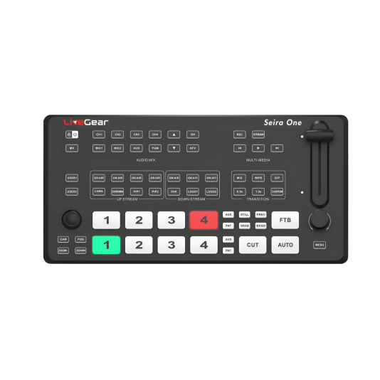 LiveGear Seira One HDMI 5CH Video Switcher Recording Streaming PTZ Controller