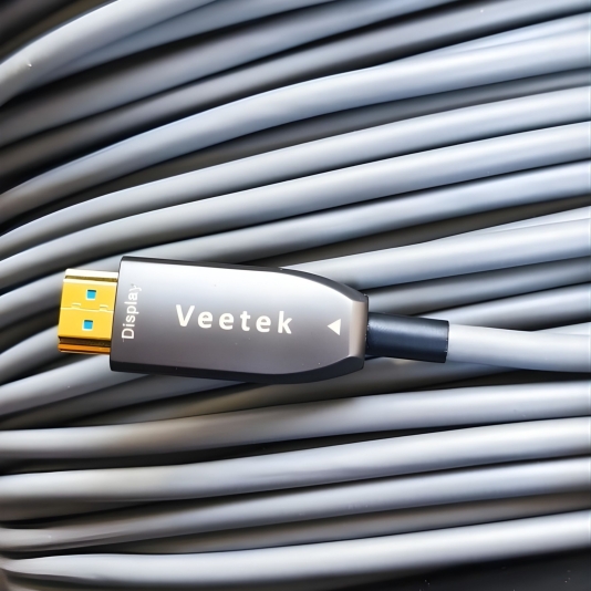 LiveGear Veetek Broadcast Grade Armored Fiber Optic HDMI Cable Active 8K @60Hz