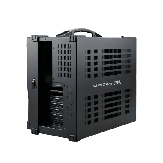 LiveGear Lyra Ultimate All in One PC Broadcasting for Vmix, Obs, Resolume Dedicated 18.5 inch IPS Monitor &amp; Keyboard Midi