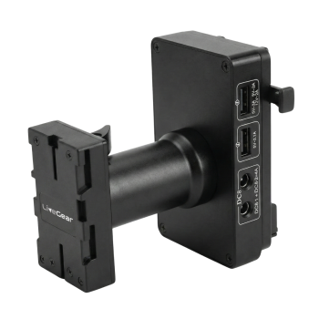 V-Mount to BP-U Series Battery Adapter Plate with Multiple Outputs