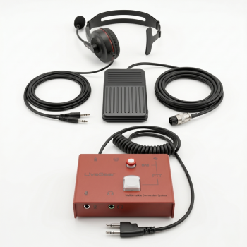 LiveGear WT-BOX PTT Pro kit Professional wired intercom system