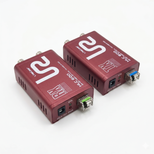 LiveGear HLC 600 1080P 3G HD SDI Fiber Optic Extender Converter 20km