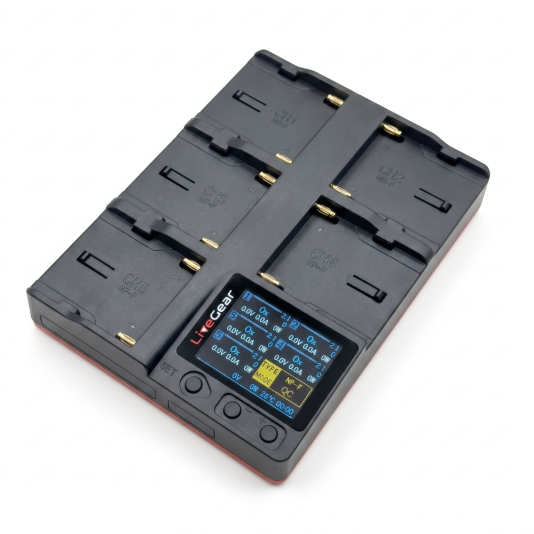 LiveGear LG-NF105 Ultra Fast Charge NPF Battery 5 Channel PD 100W Fast Charging