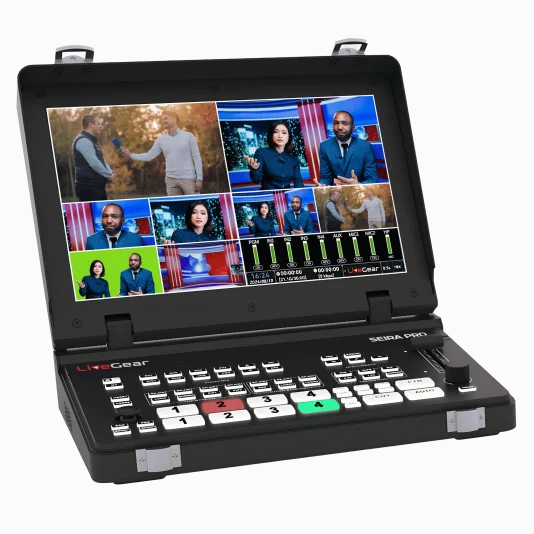 LiveGear Seira Pro HDMI 5CH 10 Inch Video Switcher Recording Streaming PTZ Controller