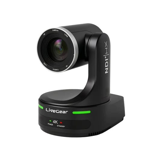 LiveGear UH86DHS PTZ Camera 4K60 SDI HDMI NDIHX3 20x POE AI Tracking Sony Sensor
