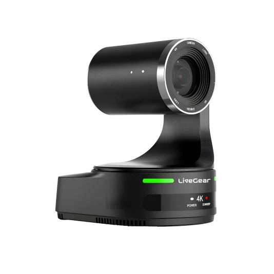 LiveGear UH86DHS PTZ Camera 4K60 SDI HDMI NDIHX3 20x POE AI Tracking Sony Sensor