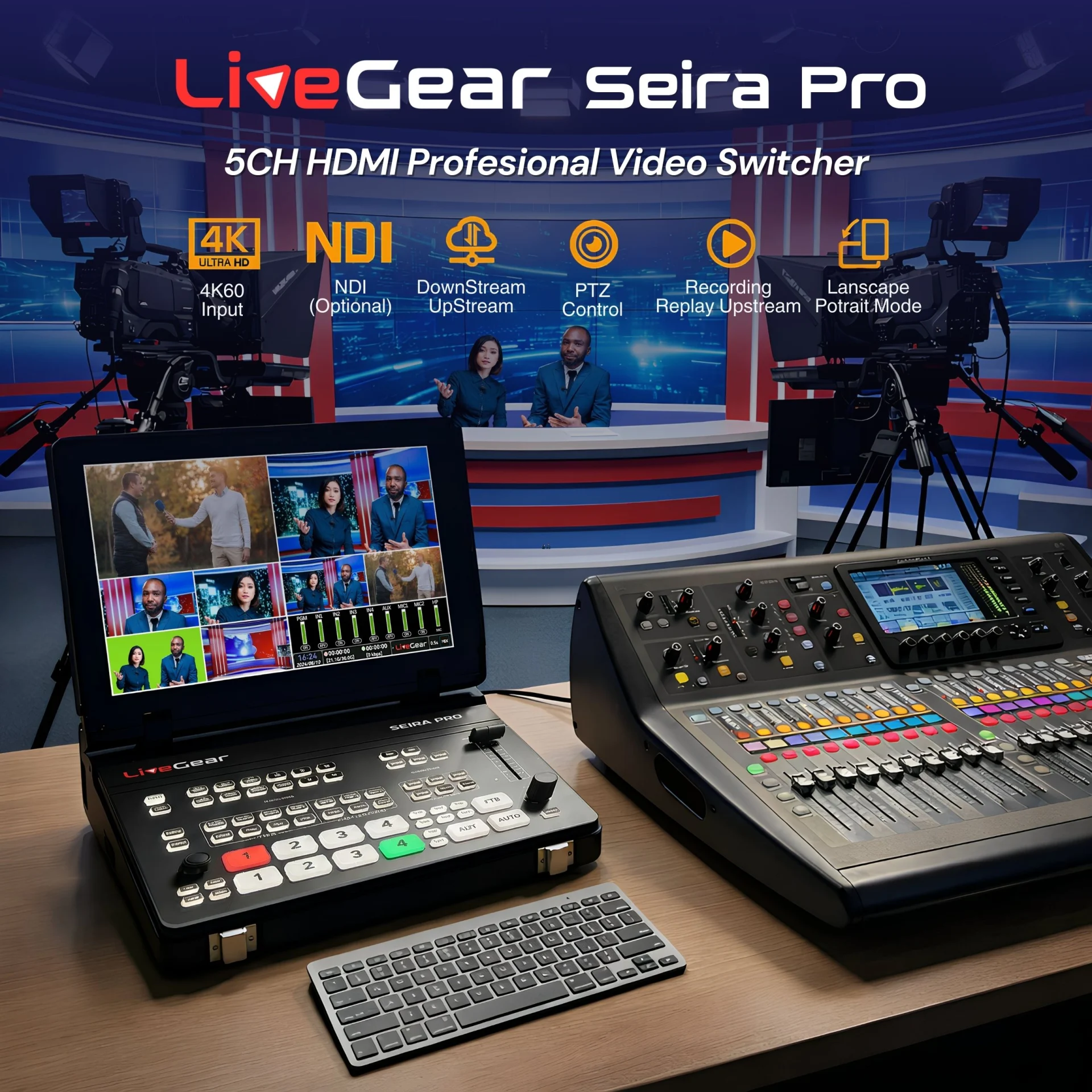 LiveGear professional video and live production equipment