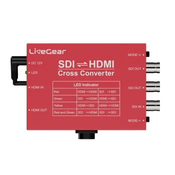 LiveGear 3G HDMI/SDI Cross Broadcast Converter With F970 Battery Plate