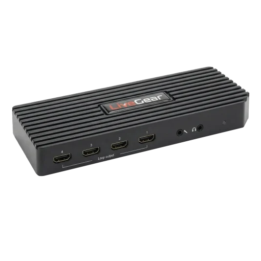 LiveGear Caplink VC326 Loop 4K 2SDI + 4HDMI Loop Out Capture Card Thenderbolt4 USB4