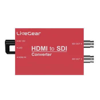 LiveGear 3G HDMI to SDI Mini Broadcast Converter With F970 Battery Plate