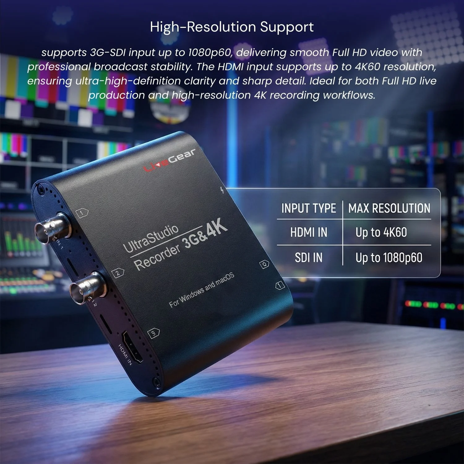 LiveGear professional video and live production equipment
