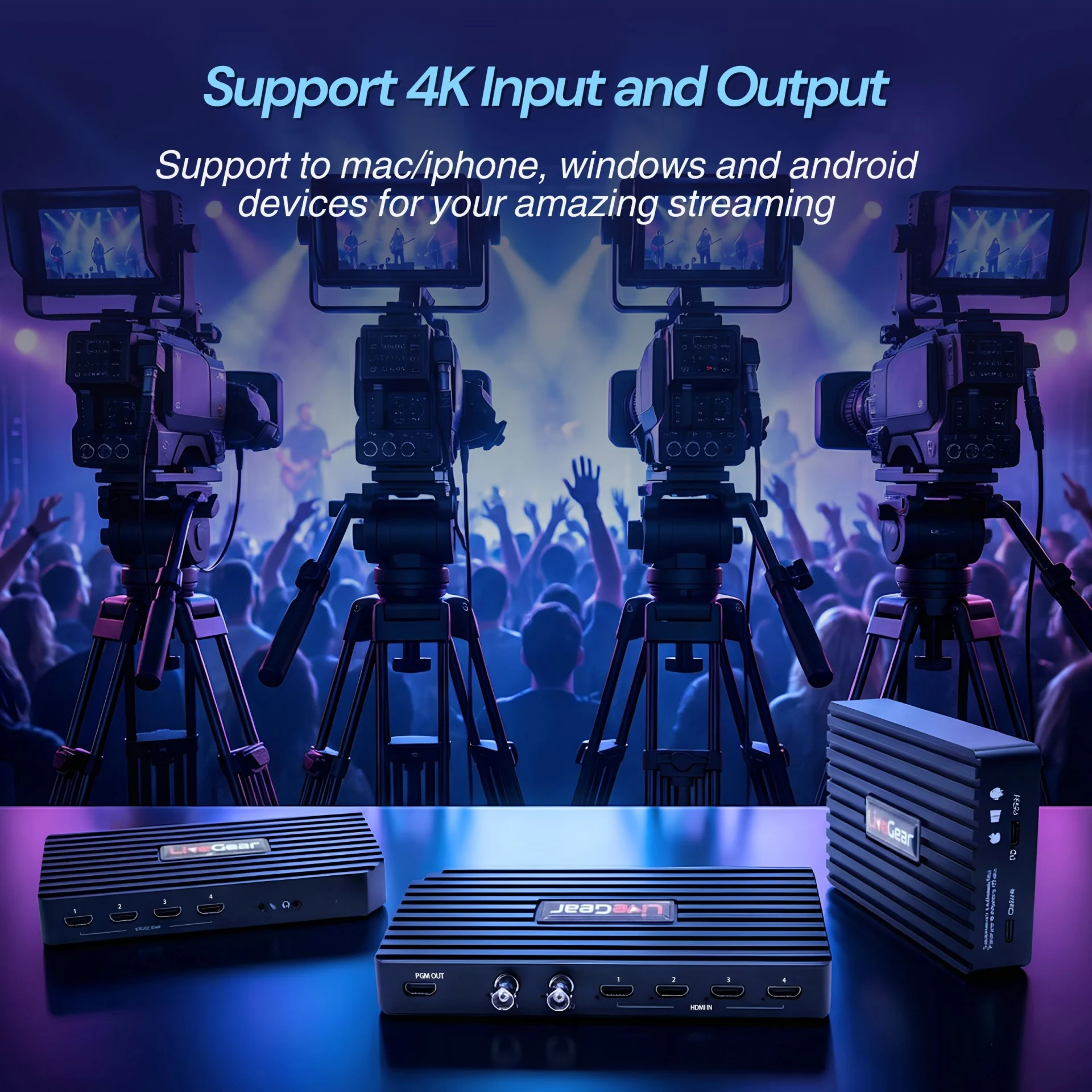 LiveGear professional video and live production equipment