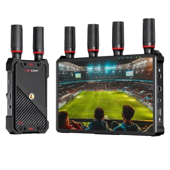 LiveGear WL083P Wireless HD Video Transmitter Portable 7" Display Receiver 400m