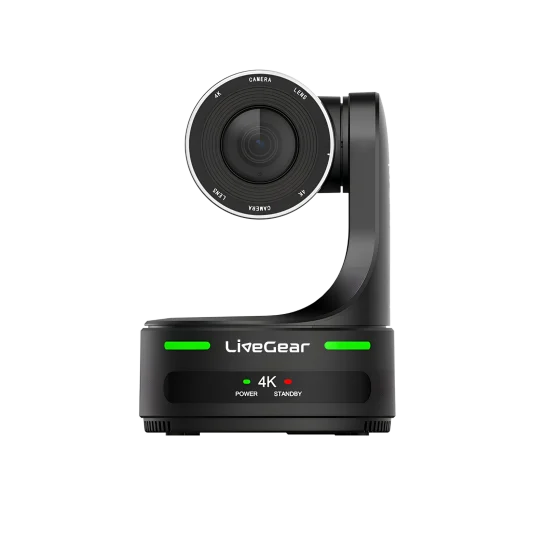 LiveGear UH86DHS PTZ Camera 4K60 SDI HDMI NDIHX3 20x POE AI Tracking Sony Sensor
