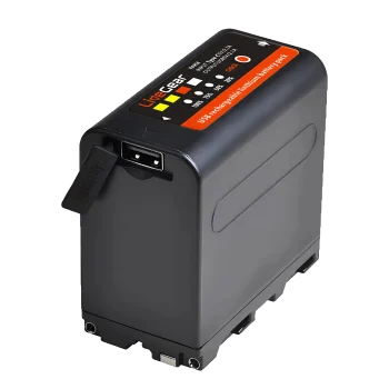 LiveGear NPF980 Battery Replacement 7800mAh USB Input Output