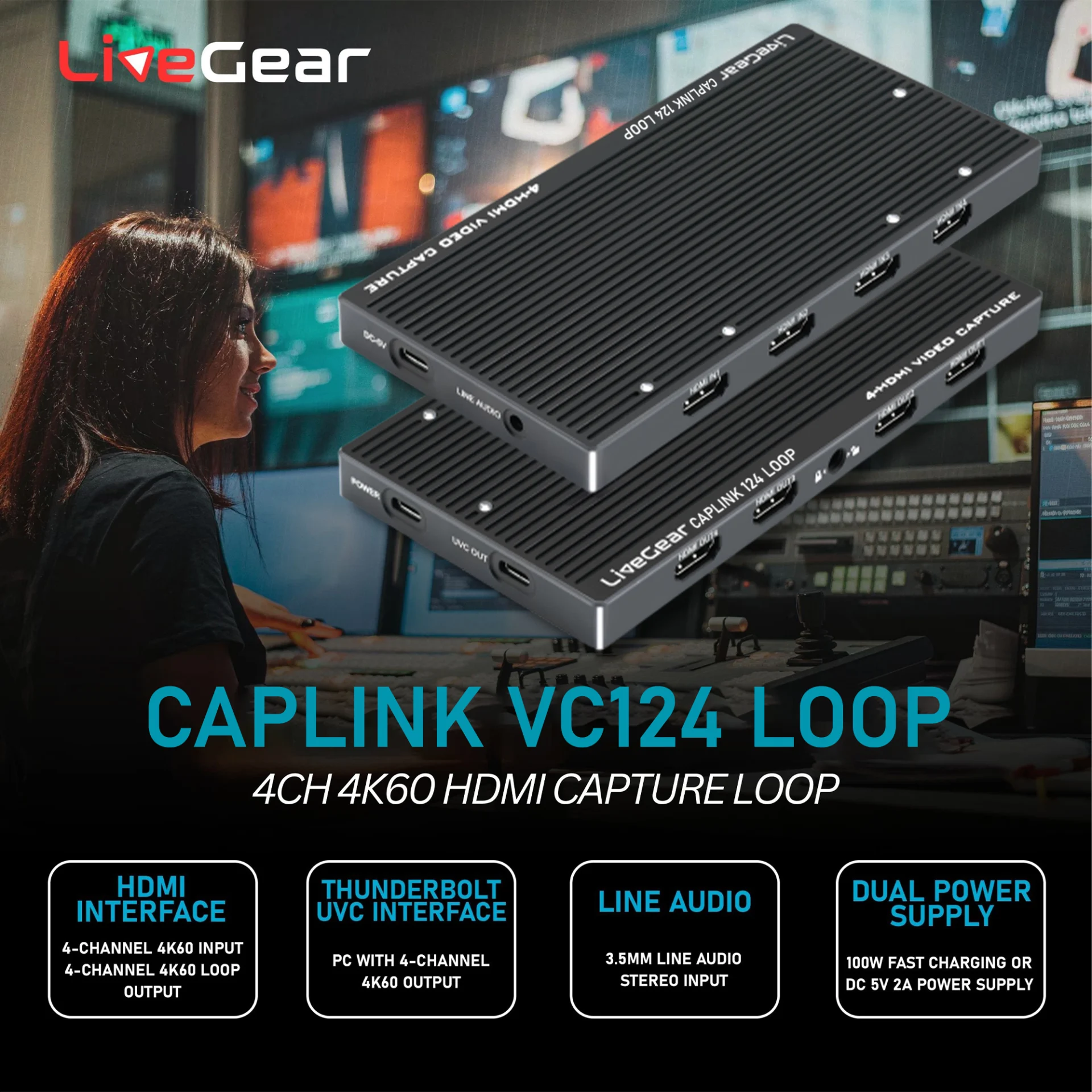 LiveGear professional video and live production equipment