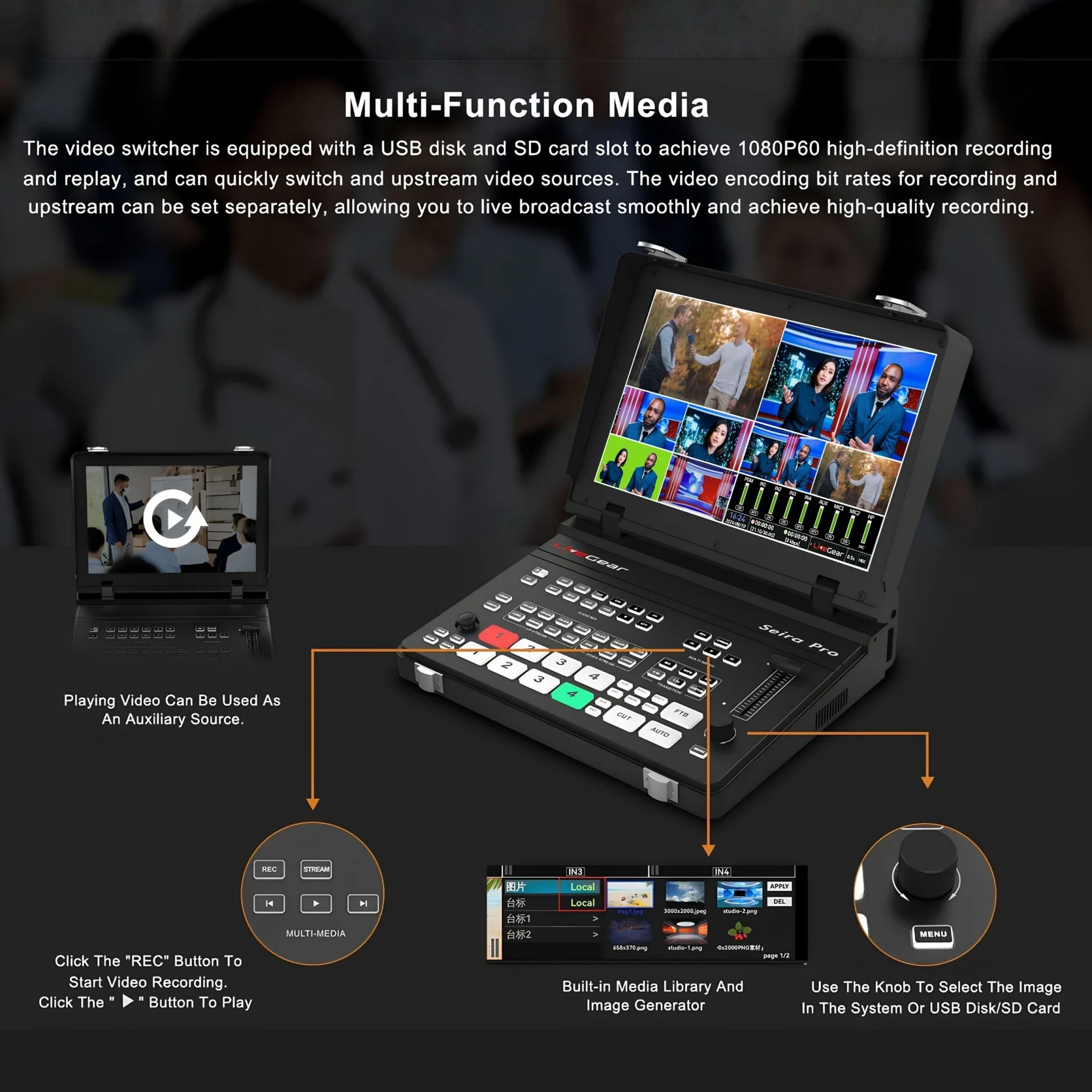 LiveGear professional video and live production equipment