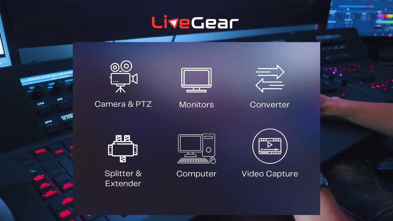 LiveGear professional video and live production equipment