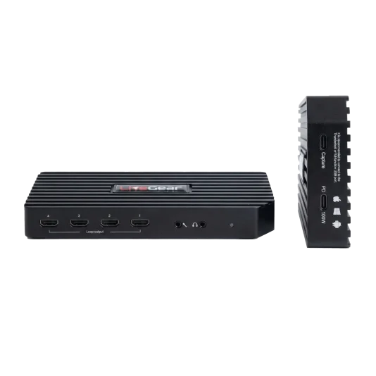 LiveGear Caplink VC326 Loop 4K 2SDI + 4HDMI Loop Out Capture Card Thenderbolt4 USB4